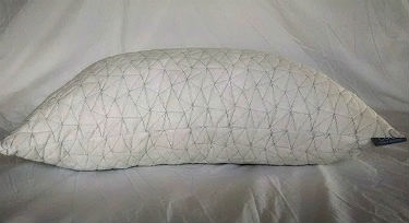 side photo of the Coop Home Goods Premium Shredded Memory Foam Pillow