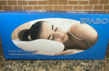 detailed photo of the EPABO Contour Memory Foam Pillow