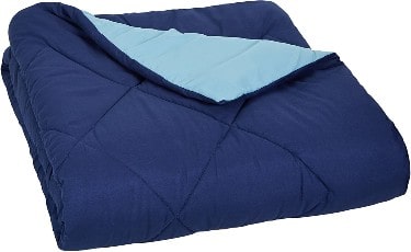 AmazonBasics Reversible Microfiber Comforter Blanket