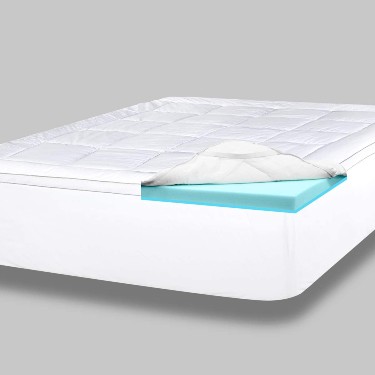 ViscoSoft Pillow Top Memory Foam Mattress Topper