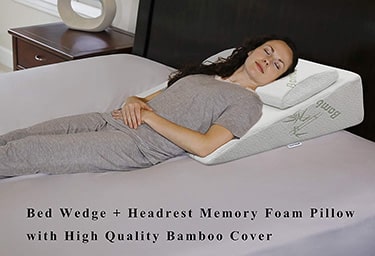 InteVision foam bed wedge pillow